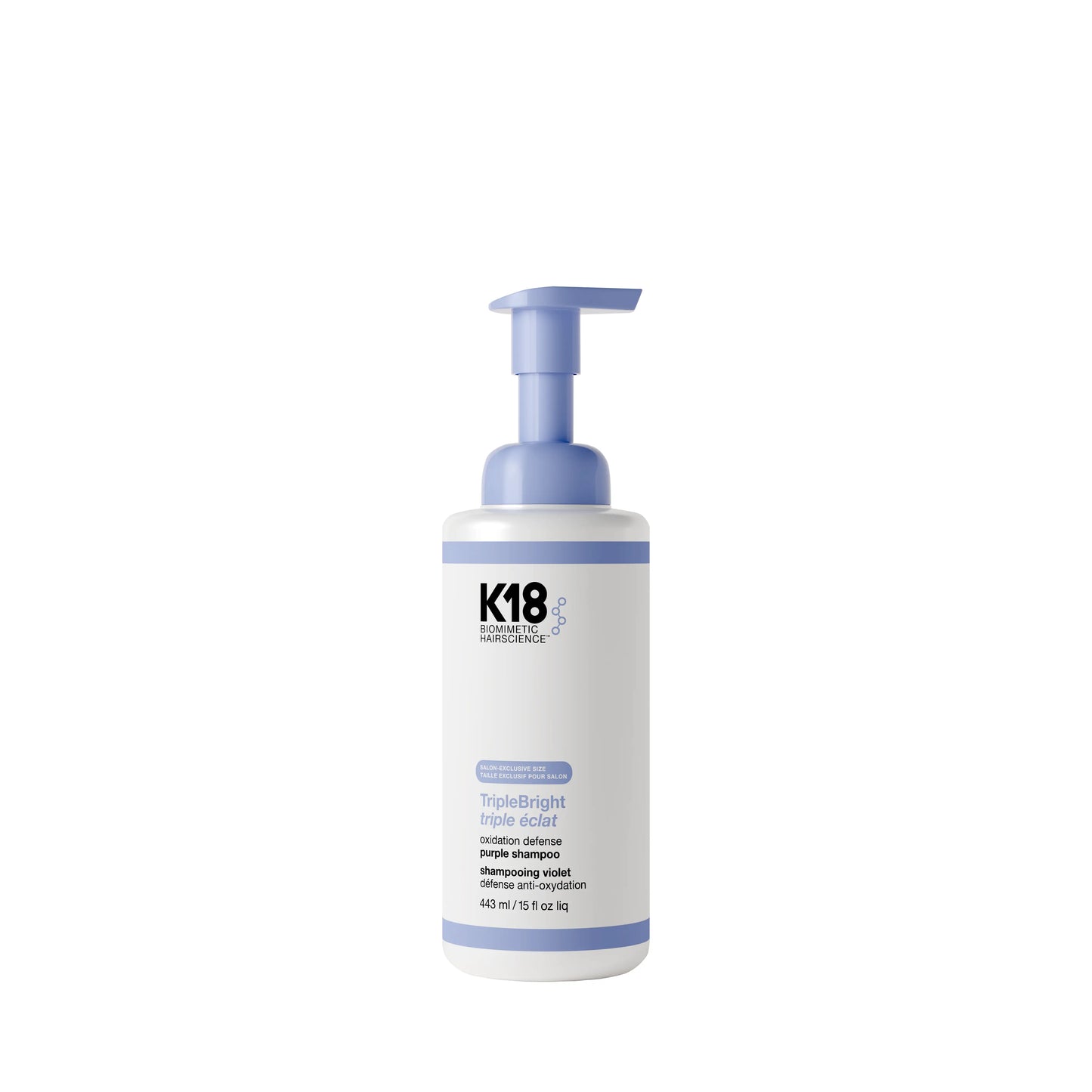 TripleBright oxidation defense purple shampoo