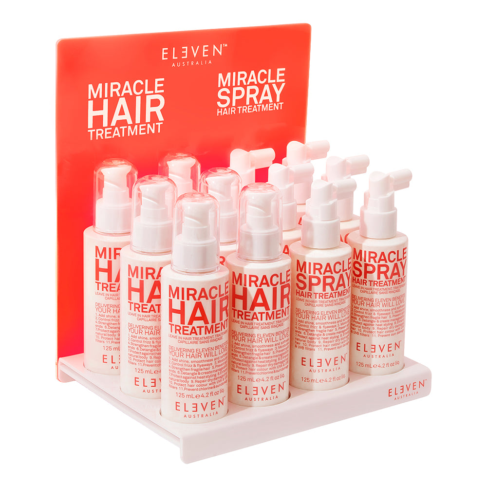 6 Stk. Miracle Hair Treatment & 6 Stk. Miracle Spray Hair Treatment + Counter Display