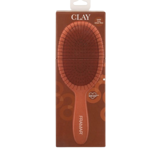 Framar Detangle Brush - Neutrals Terra Clay