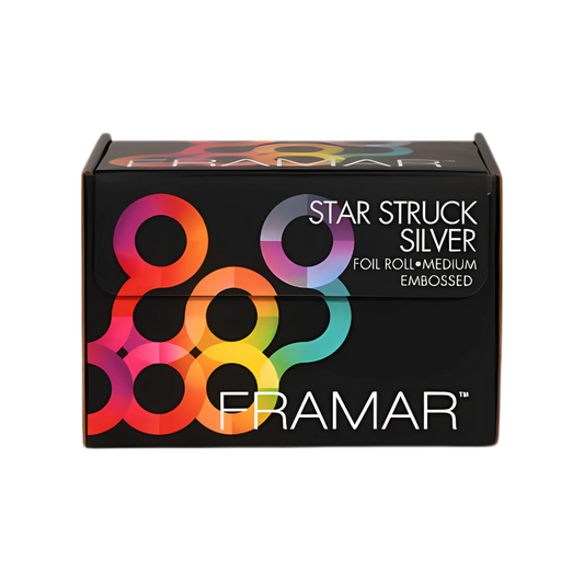 Framar Embossed Roll Medium Struck Silver (320ft)