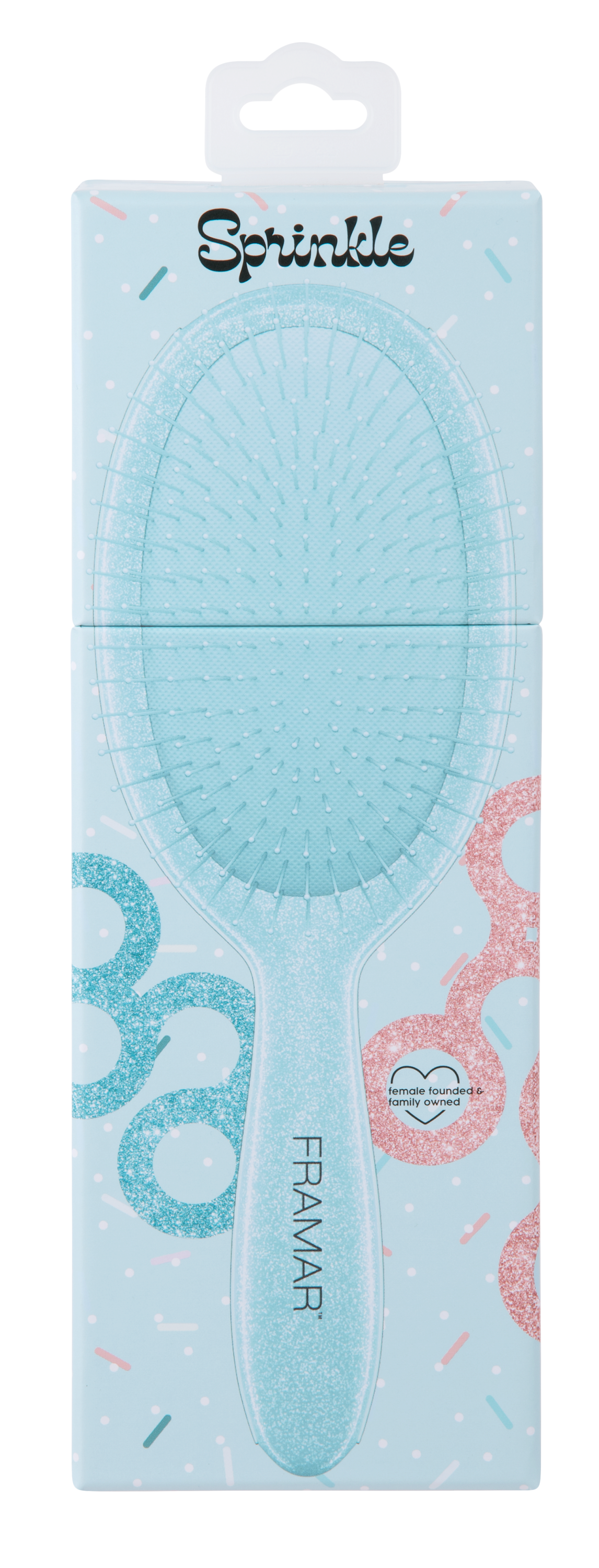 Framar Detangle Brush - Cookie Cutter Sprinkle