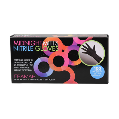 Framar Midnight Mitts Nitrile Gloves Small