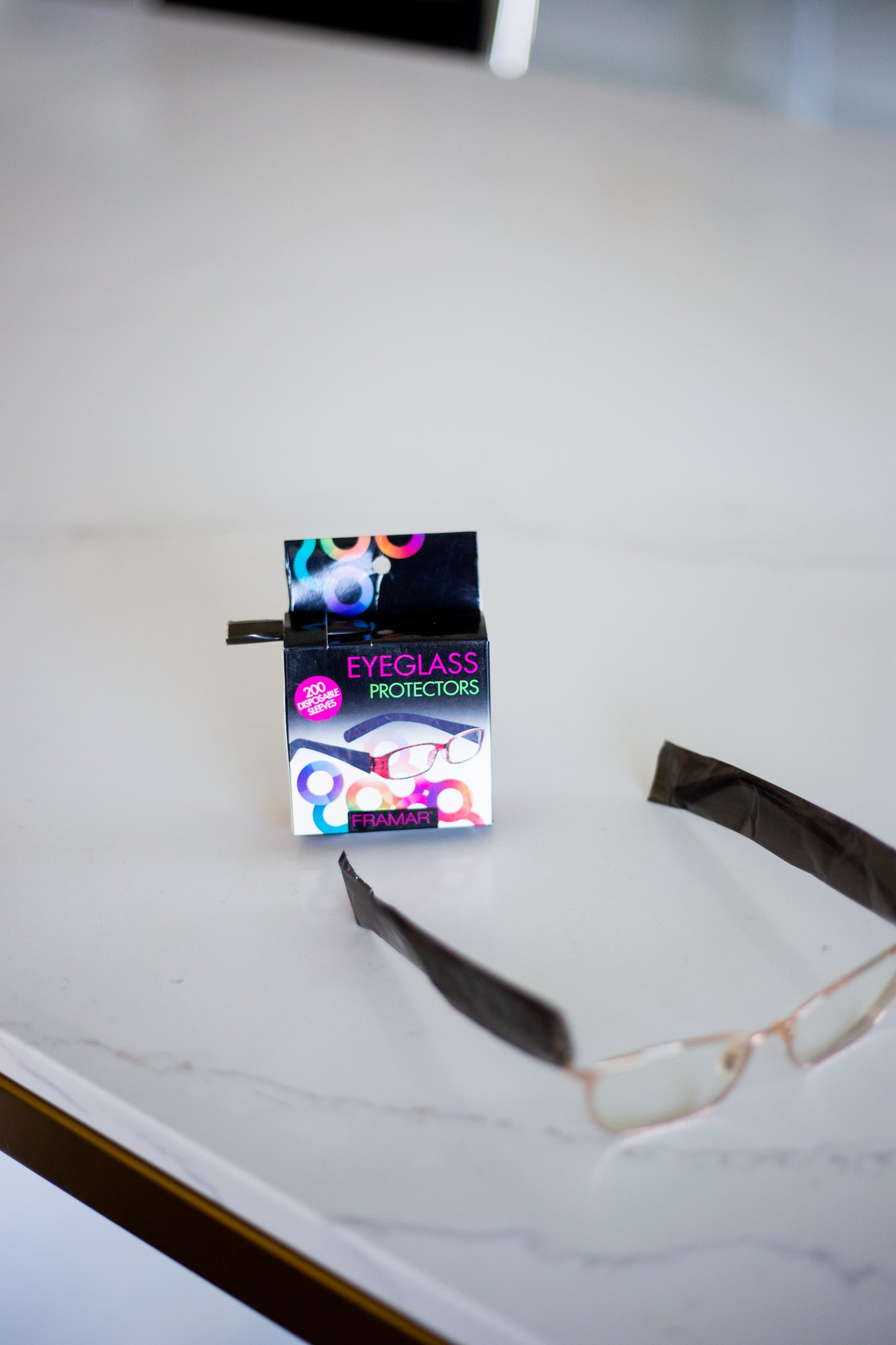 Eyeglass Protector Black 200 Sleeves