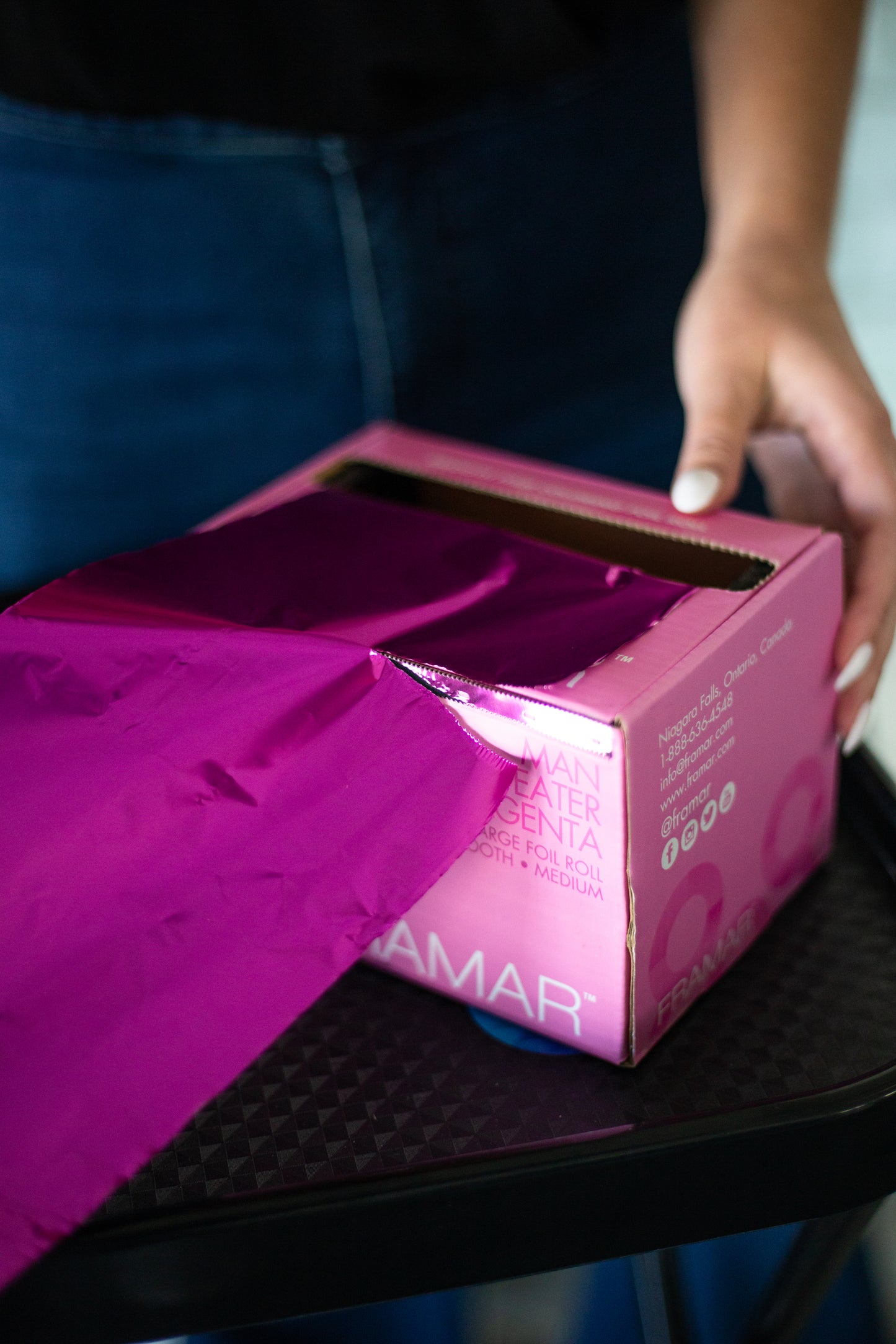 Large Roll Medium Magenta 1600 ft.