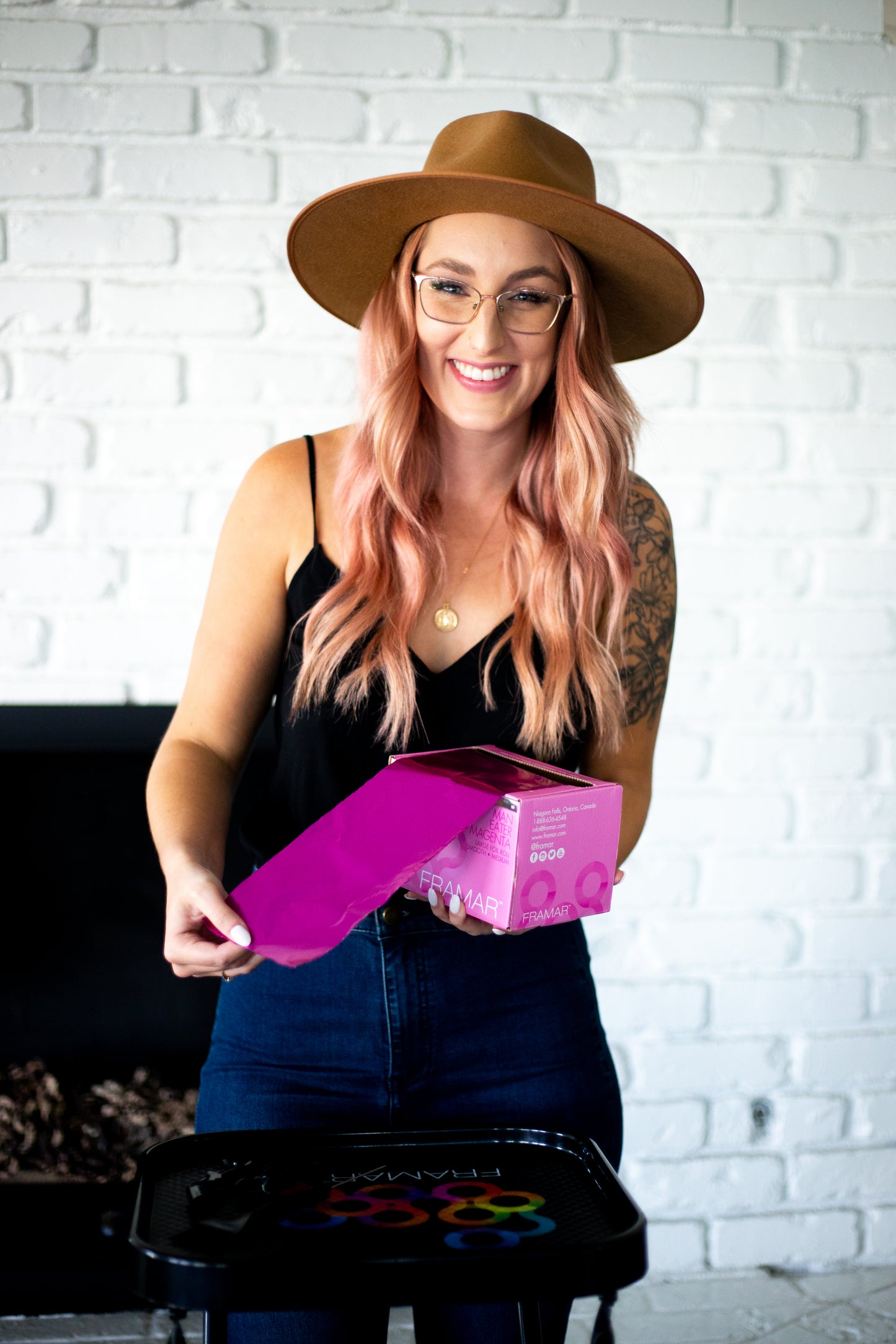 Large Roll Medium Magenta 1600 ft.