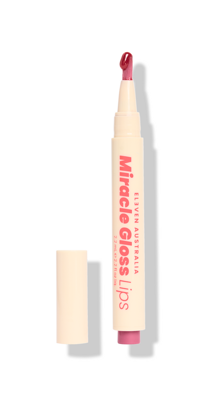 AKTIONSSET: 4x Miracle Hair Treatment Oil Elixir + 4x GRATIS Gloss Lips