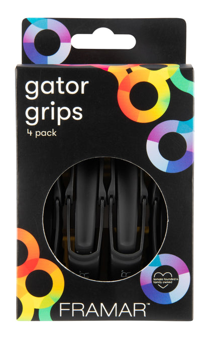 Framar Gator Grips Black (4pc)