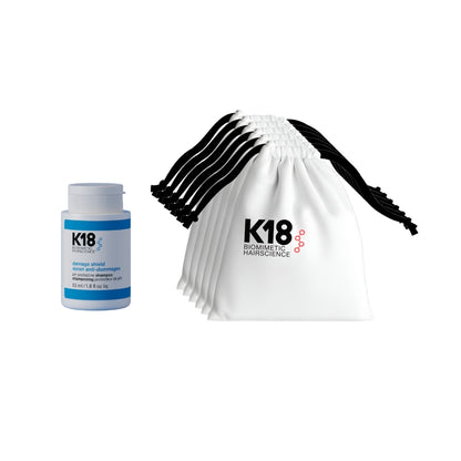5+1 GRATIS | 6x K18 Pouch GRATIS -  K18 Damage Shield pH Protective Shampoo 53ml
