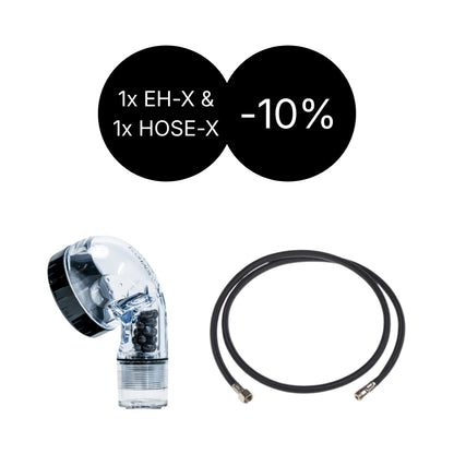 AKTIONSSETS | Ecoheads EH-X + Hose
