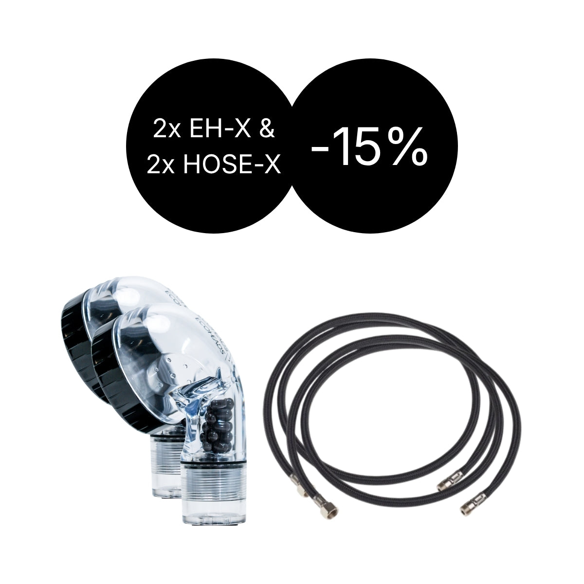 AKTIONSSETS | Ecoheads EH-X + Hose
