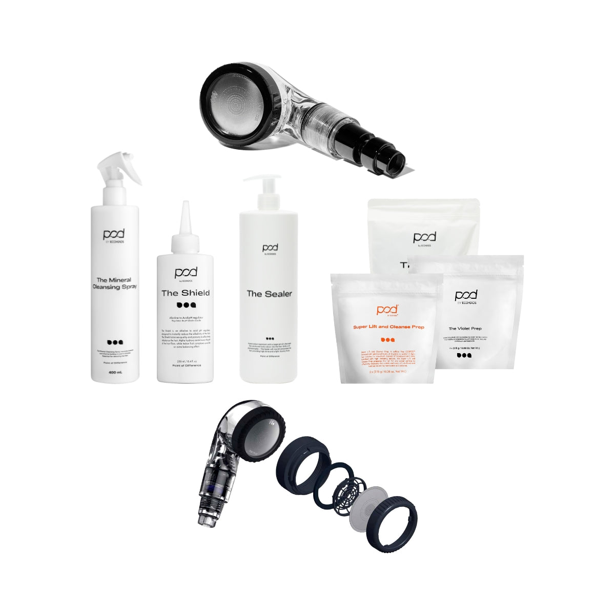 AKTIONSSET: Ecoheads p.o.d System